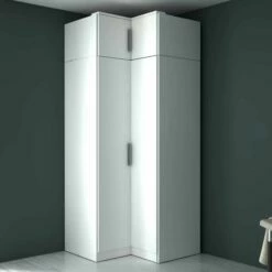 Surmeuble Pour Armoire D'angle Ramos - Blanc -EMOB-MEUBLES Ventes 1031BLANCO 1034BLANCO 000 2184