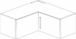 Surmeuble Pour Armoire D'angle Ramos - Blanc -EMOB-MEUBLES Ventes 1034BLANCO 1034CEREZO 1034ROBLE 1034WENGUE 250 5618