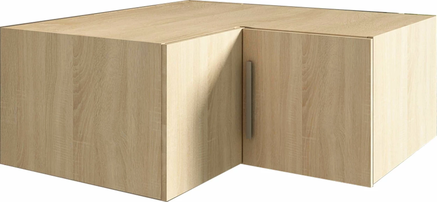 Surmeuble Pour Armoire D'angle Ramos - Chêne 1 Surmeuble Pour Armoire D'angle Ramos - Chêne