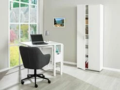Armoire De Rangement Vetra - Blanc -EMOB-MEUBLES Ventes 13500100 08 ff12