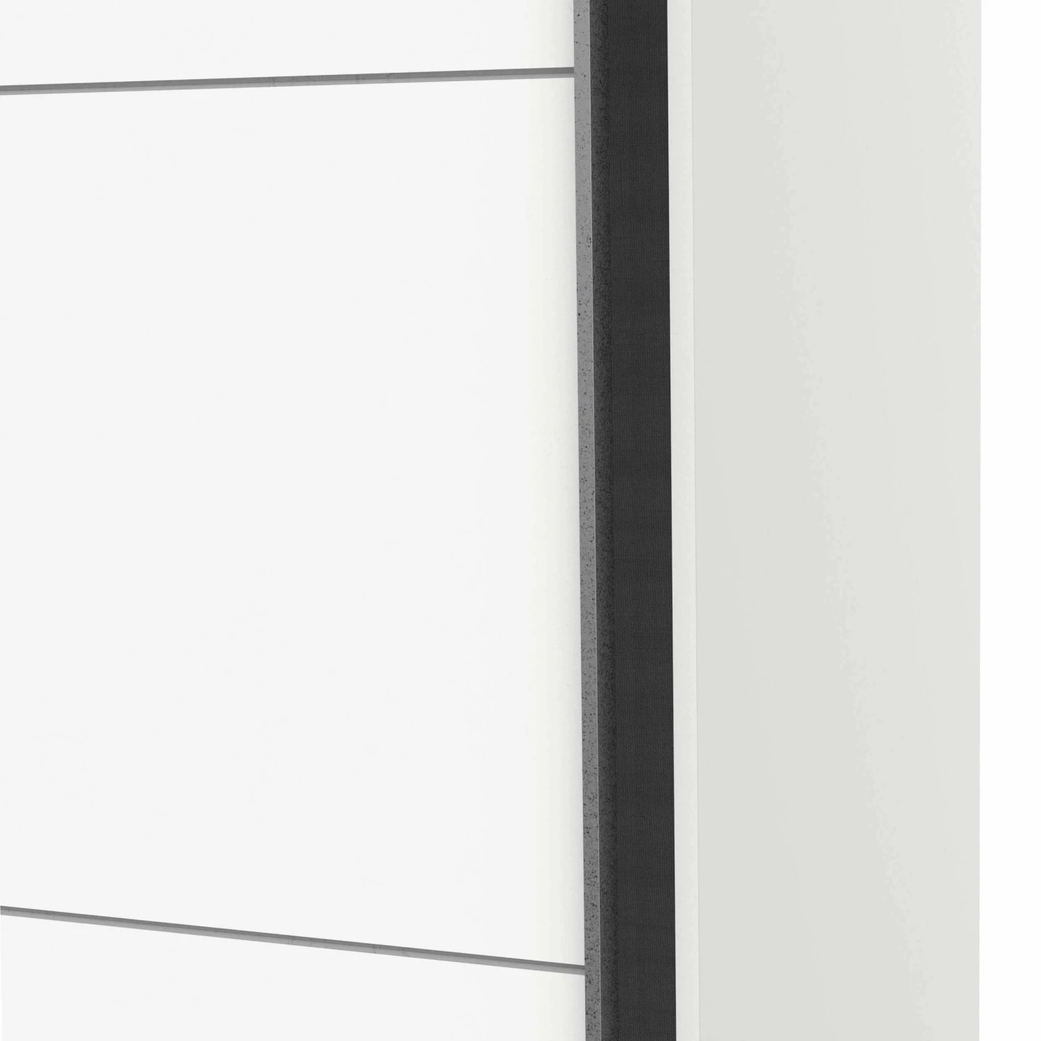 Penderie Spectre 178cm Avec Portes Coulissantes - Blanc Mat 3 Penderie Spectre 178cm Avec Portes Coulissantes - Blanc Mat – Image 3