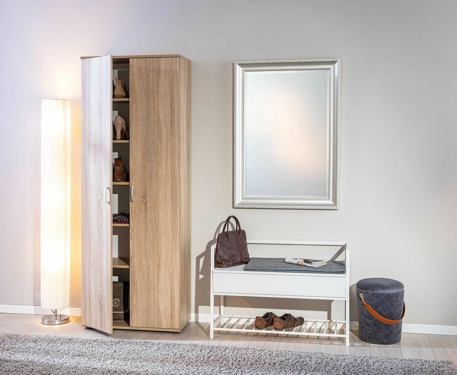 Armoire De Rangement Vetra - Chêne 10 Armoire De Rangement Vetra - Chêne – Image 10