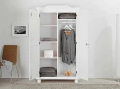 Garde-robe Bastian 104cm Avec 2 Portes - Blanc 16 Garde-robe Bastian 104cm Avec 2 Portes - Blanc -EMOB-MEUBLES Ventes 20900100 07 31af