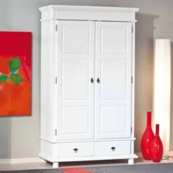Armoire Danz 116cm Avec 2 Portes - Blanc