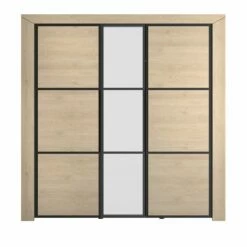 Armoire East Avec 3 Portes Et Miroir - Châteignier -EMOB-MEUBLES Ventes 2 BRUGGE CH3H MH3H 05 1H3H180 01 9535