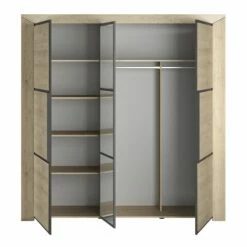 Armoire East Avec 3 Portes Et Miroir - Châteignier -EMOB-MEUBLES Ventes 2 BRUGGE CH3H MH3H 05 1H3H180 04 d2d8