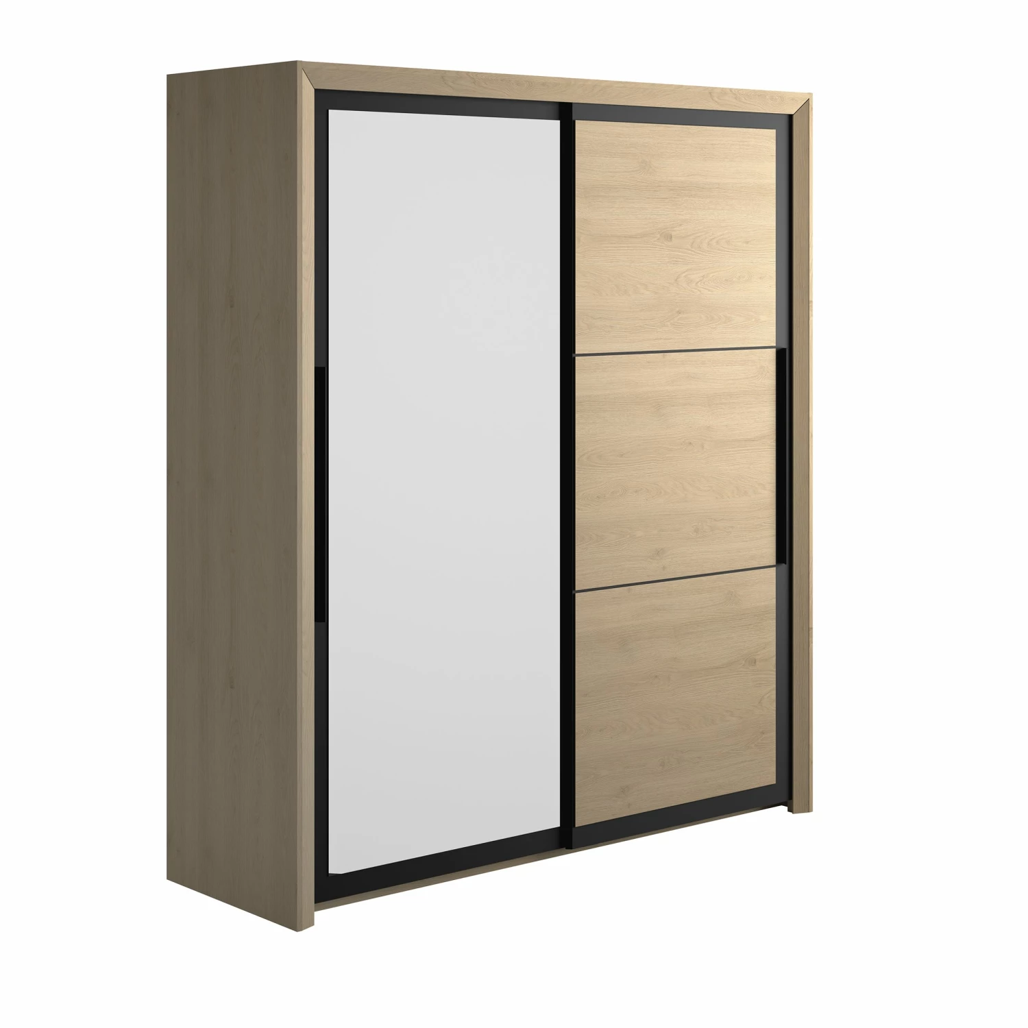 Armoire East Avec 2 Portes Coulissantes Et Miroir - Châteignier 3 Armoire East Avec 2 Portes Coulissantes Et Miroir - Châteignier – Image 3