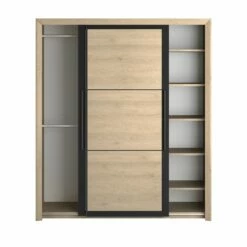 Armoire East Avec 2 Portes Coulissantes Et Miroir - Châteignier 10 Armoire East Avec 2 Portes Coulissantes Et Miroir - Châteignier -EMOB-MEUBLES Ventes 2 BRUGGE CH3H MH3H 05 1H3H219 03 f540