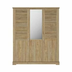 Armoire Wanda 170 Cm 3 Portes & Miroir - Châtaignier Marron 9 Armoire Wanda 170 Cm 3 Portes & Miroir - Châtaignier Marron -EMOB-MEUBLES Ventes 2 THELMA CH0E MH2C 05 1H2C180 01 dbea