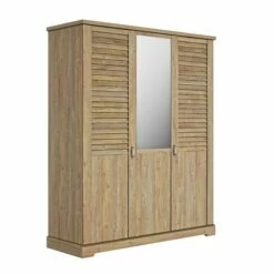 Armoire Wanda 170 Cm 3 Portes & Miroir - Châtaignier Marron 13 Armoire Wanda 170 Cm 3 Portes & Miroir - Châtaignier Marron -EMOB-MEUBLES Ventes 2 THELMA CH0E MH2C 05 1H2C180 03 62c1