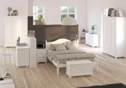 Garde-robe Ramund Bas 2 Portes & 2 Tiroirs - Blanc 5 Garde-robe Ramund Bas 2 Portes & 2 Tiroirs - Blanc -EMOB-MEUBLES Ventes 302 50 Richmond roomset 02 white New 1879