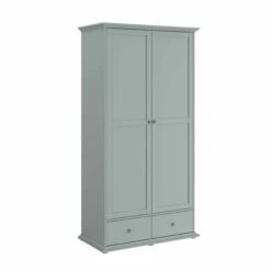 Armoire Morgane 105cm Avec 2 Portes - Gris