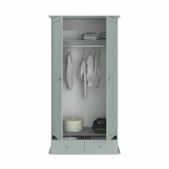 Armoire Morgane 105cm Avec 2 Portes - Gris 18 Armoire Morgane 105cm Avec 2 Portes - Gris -EMOB-MEUBLES Ventes 3840 A2PT F STYLE 20190418012052 36a6