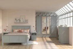 Armoire Morgane 199cm Avec 4 Portes & Miroir - Gris 17 Armoire Morgane 199cm Avec 4 Portes & Miroir - Gris -EMOB-MEUBLES Ventes 3840 CH1T L140 CO4T A4PT ebe3