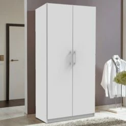 Armoire Tarn 80cm Avec 2 Portes - Blanc