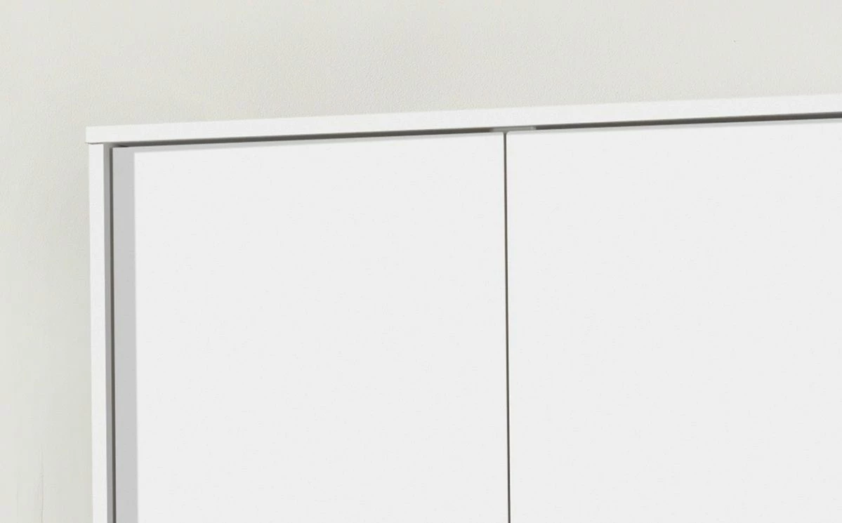 Armoire Ray 80cm Avec 2 Portes - Blanc 5 Armoire Ray 80cm Avec 2 Portes - Blanc – Image 5