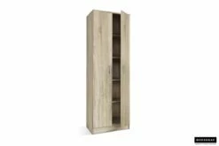 Armoire De Rangement Ray 60cm à 2 Portes Et 4 Tablettes - Chêne Sonoma 11 Armoire De Rangement Ray 60cm à 2 Portes Et 4 Tablettes - Chêne Sonoma -EMOB-MEUBLES Ventes 6403 2 w 561f