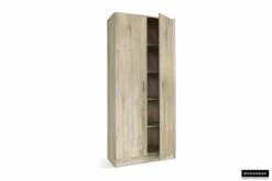 Armoire De Rangement Ray 80cm à 2 Portes Et 4 Tablettes - Chêne Sonoma 11 Armoire De Rangement Ray 80cm à 2 Portes Et 4 Tablettes - Chêne Sonoma -EMOB-MEUBLES Ventes 6405 2 w acc5