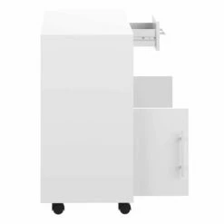 Desserte Cesar Pour Four à Micro-ondes - Blanc -EMOB-MEUBLES Ventes 8035A2121A80 Marius Low white 8 a12d