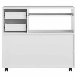 Desserte Cesar Pour Four à Micro-ondes - Blanc -EMOB-MEUBLES Ventes 8035A2121A80 Marius Low white 9 68bd