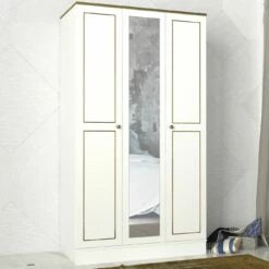 Armoire Talon : 18mm 100% Mélaminé | Or Blanc