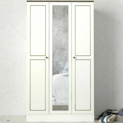 Armoire Talon : 18mm 100% Mélaminé | Or Blanc 12 Armoire Talon : 18mm 100% Mélaminé | Or Blanc -EMOB-MEUBLES Ventes 804TRH3903 2 31a1