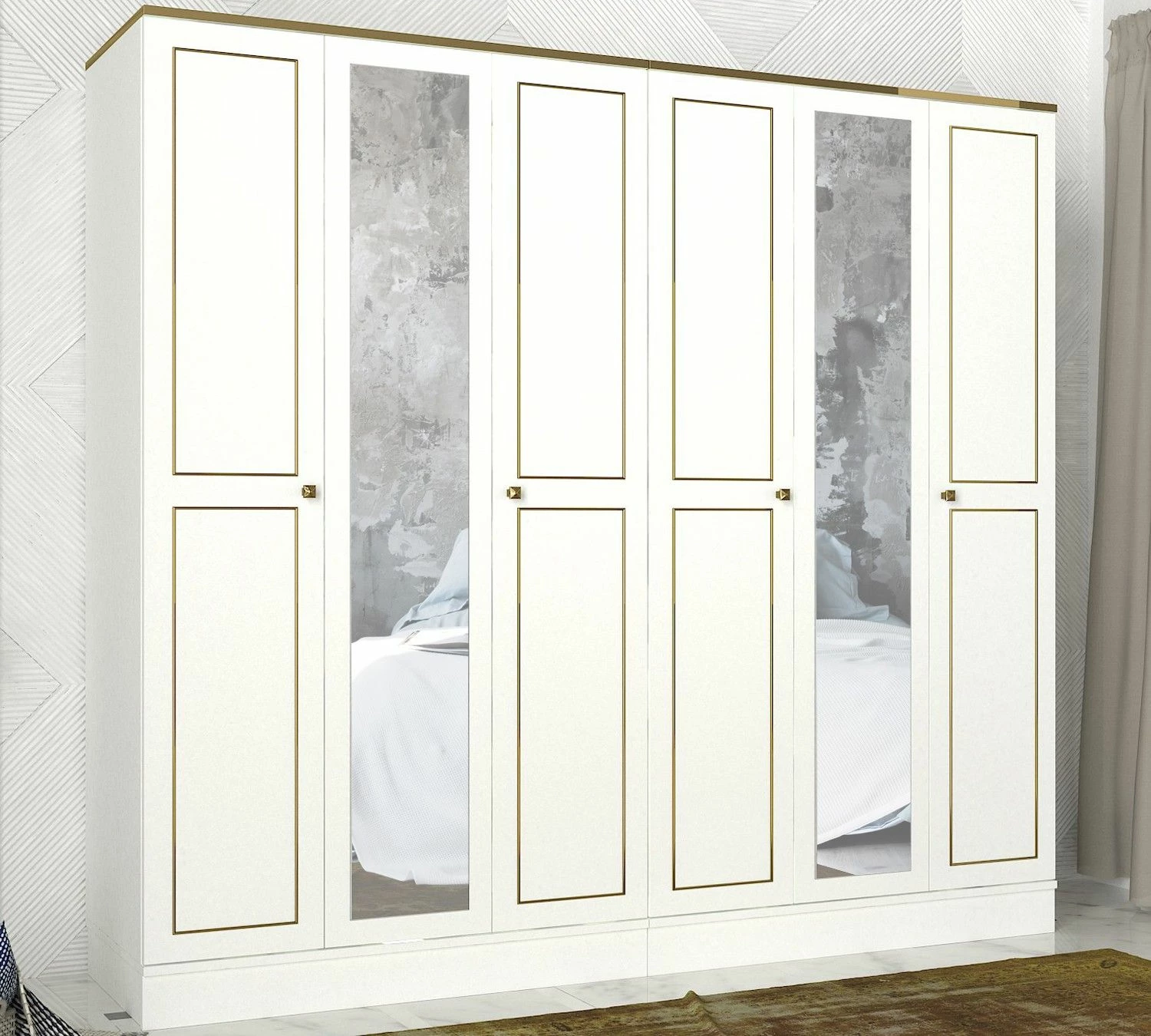 Armoire Talon" | 100% Mélamine | Epaisseur 18mm | Or Blanc 1 Armoire Talon" | 100% Mélamine | Epaisseur 18mm | Or Blanc