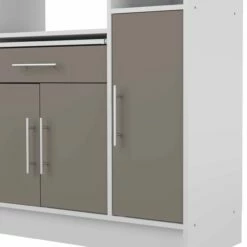 Armoire De Cuisine Liana Pour Four à Micro-ondes - Blanc/gris Taupe 15 Armoire De Cuisine Liana Pour Four à Micro-ondes - Blanc/gris Taupe -EMOB-MEUBLES Ventes 8070X2191A80 Louise white and taupe 7 0f67