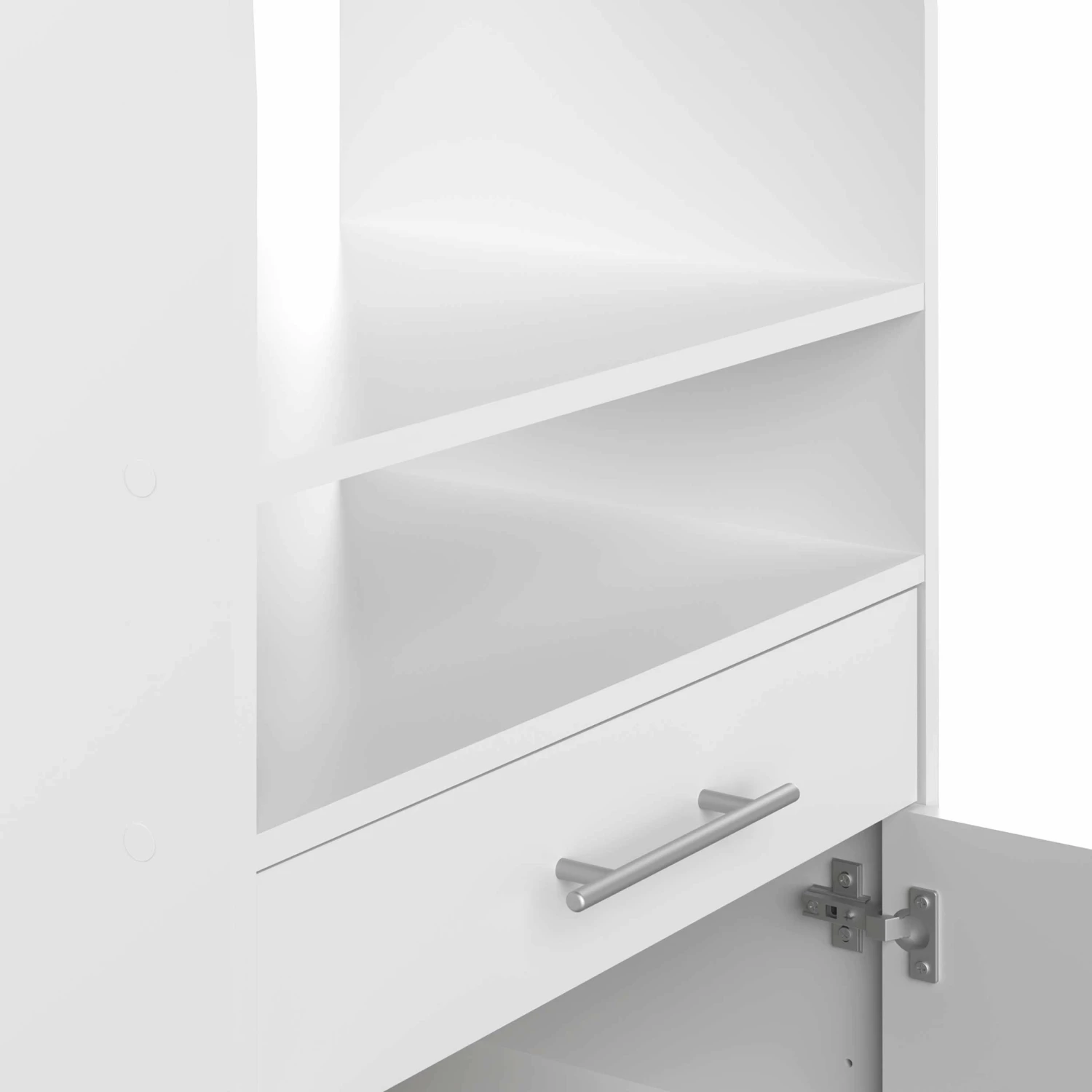 Armoire D'appoint Jeanine Pour Four à Micro-ondes - Blanc 5 Armoire D'appoint Jeanine Pour Four à Micro-ondes - Blanc – Image 5