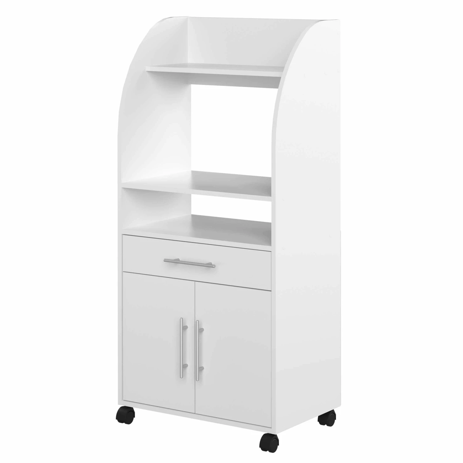 Armoire D'appoint Jeanine Pour Four à Micro-ondes - Blanc 10 Armoire D'appoint Jeanine Pour Four à Micro-ondes - Blanc – Image 10