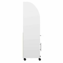 Armoire D'appoint Jeanine Pour Four à Micro-ondes - Blanc/rouge -EMOB-MEUBLES Ventes 8071A2179A80 Jeanne white and red 7 7316