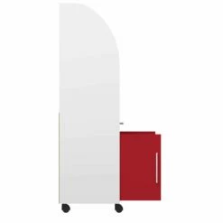 Armoire D'appoint Jeanine Pour Four à Micro-ondes - Blanc/rouge -EMOB-MEUBLES Ventes 8071A2179A80 Jeanne white and red 8 6ebc