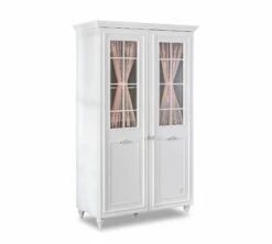 Armoire | 100% Mélamine | Epaisseur 18mm | 115x200x56 Cm | Tiroirs, Etagères, Rail LED | Multicolore