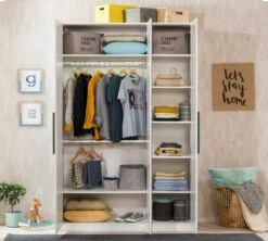 Armoire Design Kalune | 18mm D'épaisseur | 135cm X 209cm X 54cm | Multicolore 5 Armoire Design Kalune | 18mm D'épaisseur | 135cm X 209cm X 54cm | Multicolore -EMOB-MEUBLES Ventes 813CLK3858 20 203 22f4