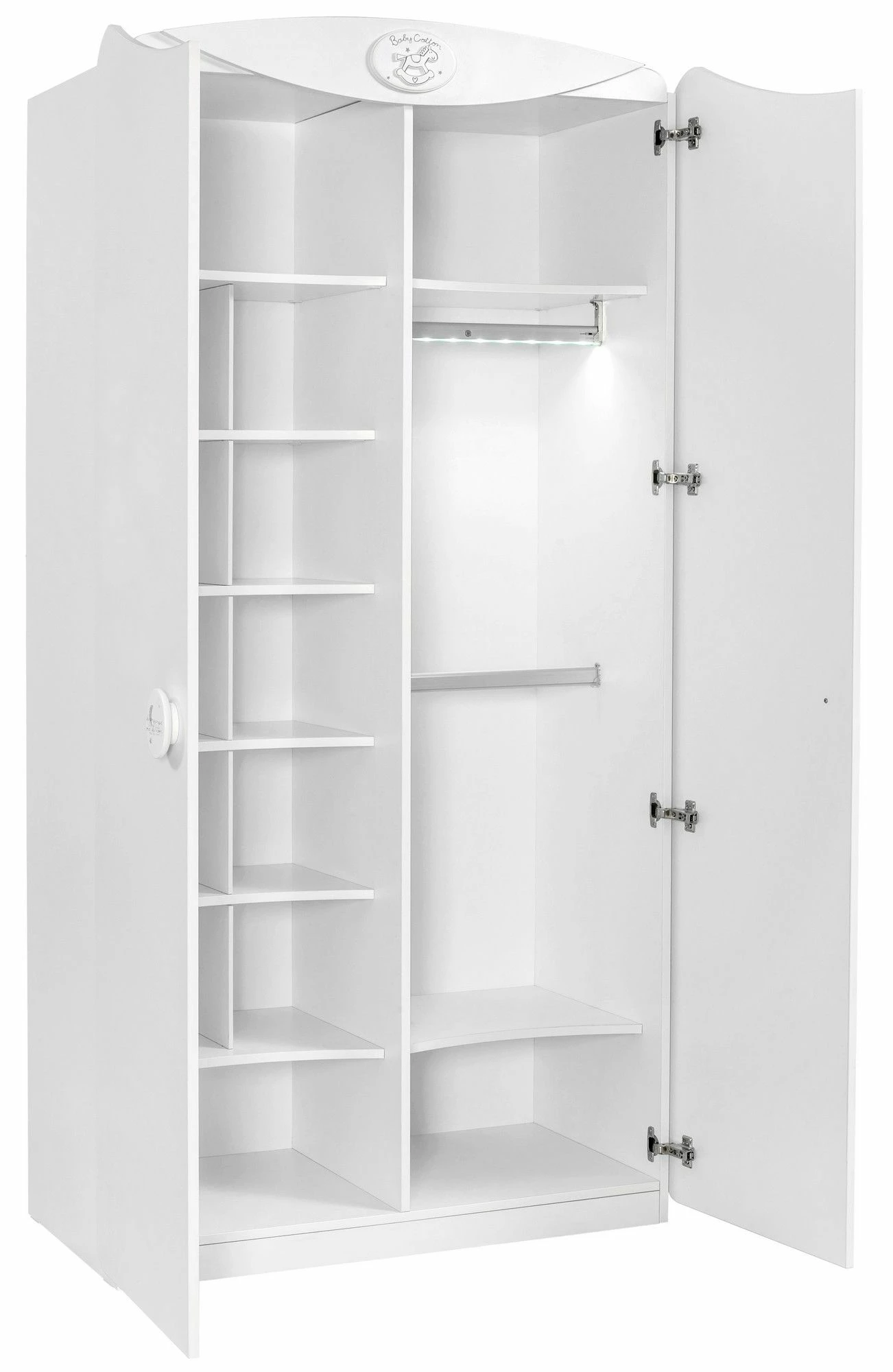 Armoire | 100% Mélaminé | 54cm De Profondeur | Rail Suspendu LED | Multicolore 3 Armoire | 100% Mélaminé | 54cm De Profondeur | Rail Suspendu LED | Multicolore – Image 3