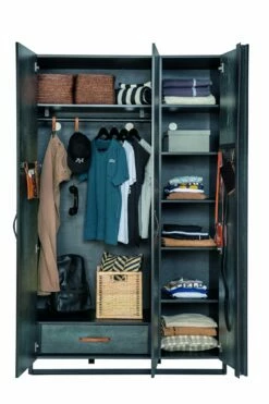 Armoire | 100% Mélamine | Portes à Fermeture Douce | Rail De Suspension LED 10 Armoire | 100% Mélamine | Portes à Fermeture Douce | Rail De Suspension LED -EMOB-MEUBLES Ventes 813CLK3911 20 205 e5f9