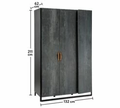 Armoire | 100% Mélamine | Portes à Fermeture Douce | Rail De Suspension LED 9 Armoire | 100% Mélamine | Portes à Fermeture Douce | Rail De Suspension LED -EMOB-MEUBLES Ventes 813CLK3911 20 207 db12