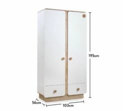 Armoire | Multicolore | 100% Mélaminé | Portes à Fermeture Douce | Rail De Suspension LED 11 Armoire | Multicolore | 100% Mélaminé | Portes à Fermeture Douce | Rail De Suspension LED -EMOB-MEUBLES Ventes 813CLK3922 20 209 81d8