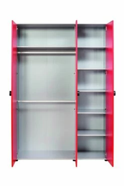 Armoire - 100% Mélamine - Tiroirs Et étagères - Portes à Fermeture Progressive - Multicolore - Race Cup 7 Armoire - 100% Mélamine - Tiroirs Et étagères - Portes à Fermeture Progressive - Multicolore - Race Cup -EMOB-MEUBLES Ventes 813CLK3925 20 204 2337