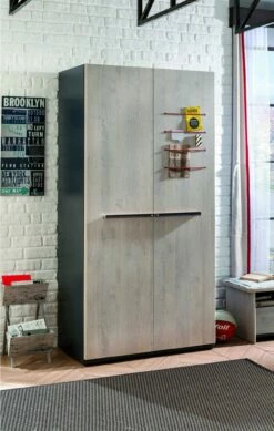 Armoire | 100% Mélaminé | Epaisseur 18mm | Portes Soft Close | Rail De Suspension LED