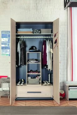 Armoire | 100% Mélaminé | Epaisseur 18mm | Portes Soft Close | Rail De Suspension LED 19 Armoire | 100% Mélaminé | Epaisseur 18mm | Portes Soft Close | Rail De Suspension LED -EMOB-MEUBLES Ventes 813CLK3936 20 202 793e