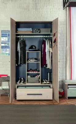 Armoire | 100% Mélaminé | Epaisseur 18mm | Portes Soft Close | Rail De Suspension LED 18 Armoire | 100% Mélaminé | Epaisseur 18mm | Portes Soft Close | Rail De Suspension LED -EMOB-MEUBLES Ventes 813CLK3936 20 203 fa31