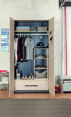 Armoire | 100% Mélaminé | Epaisseur 18mm | Portes Soft Close | Rail De Suspension LED 16 Armoire | 100% Mélaminé | Epaisseur 18mm | Portes Soft Close | Rail De Suspension LED -EMOB-MEUBLES Ventes 813CLK3936 20 205 503c