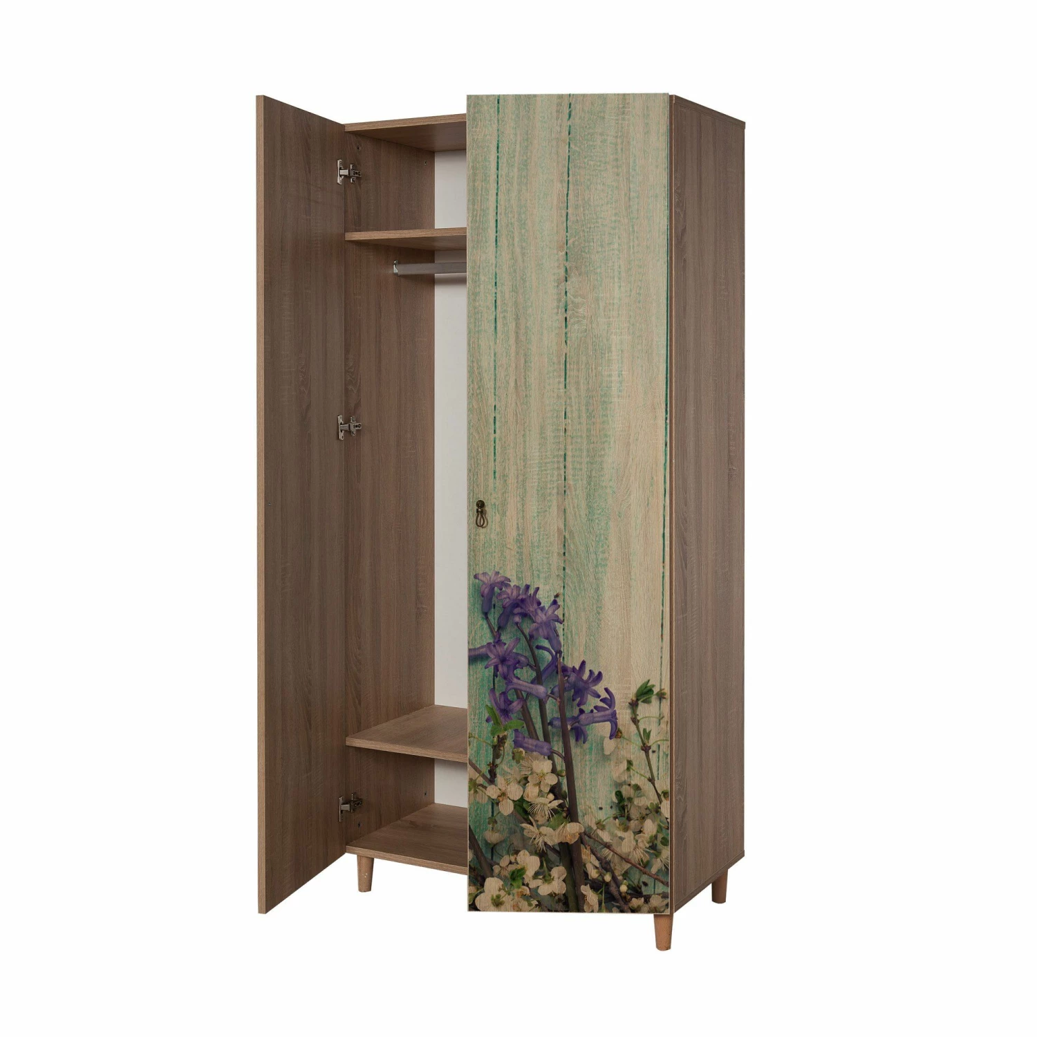 Armoire Vella Mélaminé | Chêne Sonoma | Epaisseur 18mm | 90x192x52cm 3 Armoire Vella Mélaminé | Chêne Sonoma | Epaisseur 18mm | 90x192x52cm – Image 3