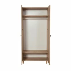 Armoire Vella | 100% Mélamine | Epaisseur 18mm | Pieds En Charme | Poignées En Métal Et Corde | Chêne Sonoma -EMOB-MEUBLES Ventes 863SPH4206 20 207 2fdf