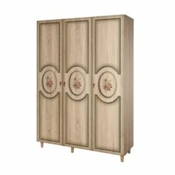 Armoire Vella" | 100% Mélaminé | 135x192x52 Cm | Chêne Sonoma -EMOB-MEUBLES Ventes 863SPH4215 20 205 b6aa