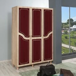 Armoire En Mélamine Vella | Chêne Sonoma | 135x192x52cm
