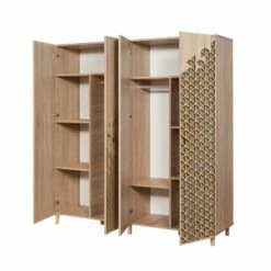 Armoire Vella | 100% Mélamine | Vernis UV | Chêne Sonoma -EMOB-MEUBLES Ventes 863SPH4220 20 206 27b7