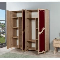 Armoire Vella | Chêne Sonoma | 100% Mélaminé | 180x192x52 Cm -EMOB-MEUBLES Ventes 863SPH4227 20 203 9b60