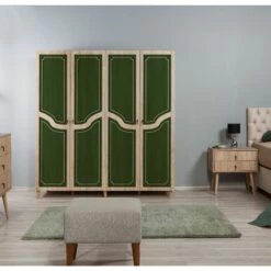 Armoire Vella | 100% Mélamine | Epaisseur 18mm | Pieds En Charme | Poignées En Métal Et Corde -EMOB-MEUBLES Ventes 863SPH4229 20 202 5606